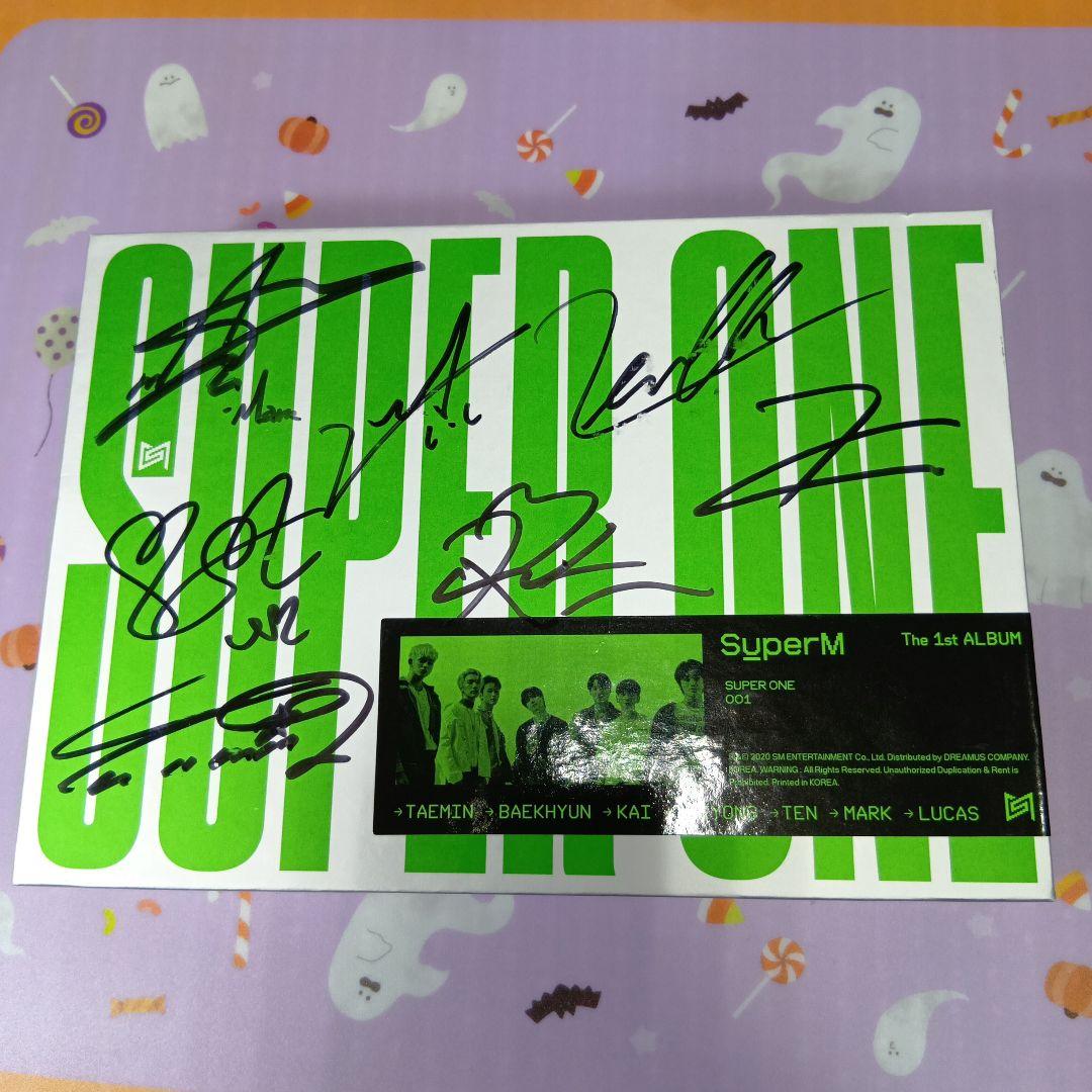

[USED] SuperM Promo Album Not for Sale Signed SUPER ONE