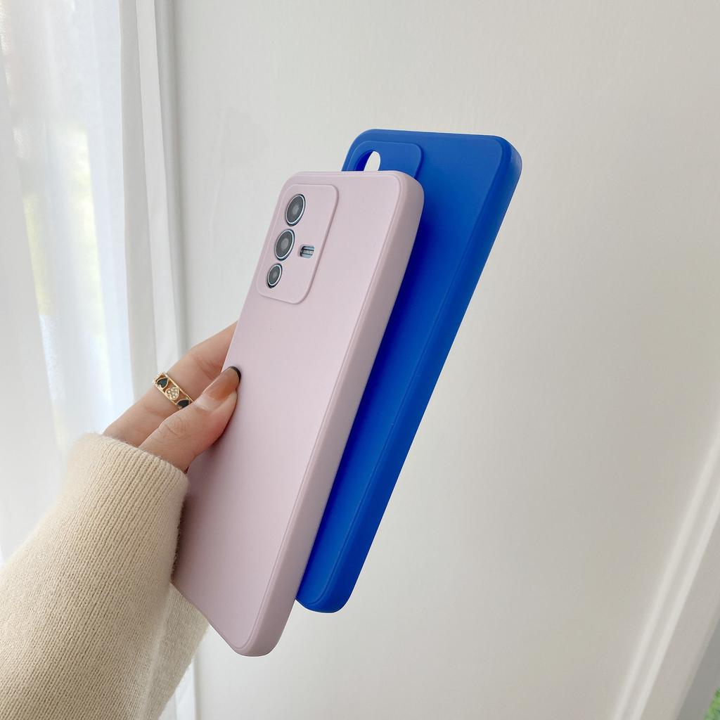 Applicable to vivoS19 fine hole matte TPU straight edge Y200 protective case iqooneo9 Rubik's Cube silicone mobile phone case