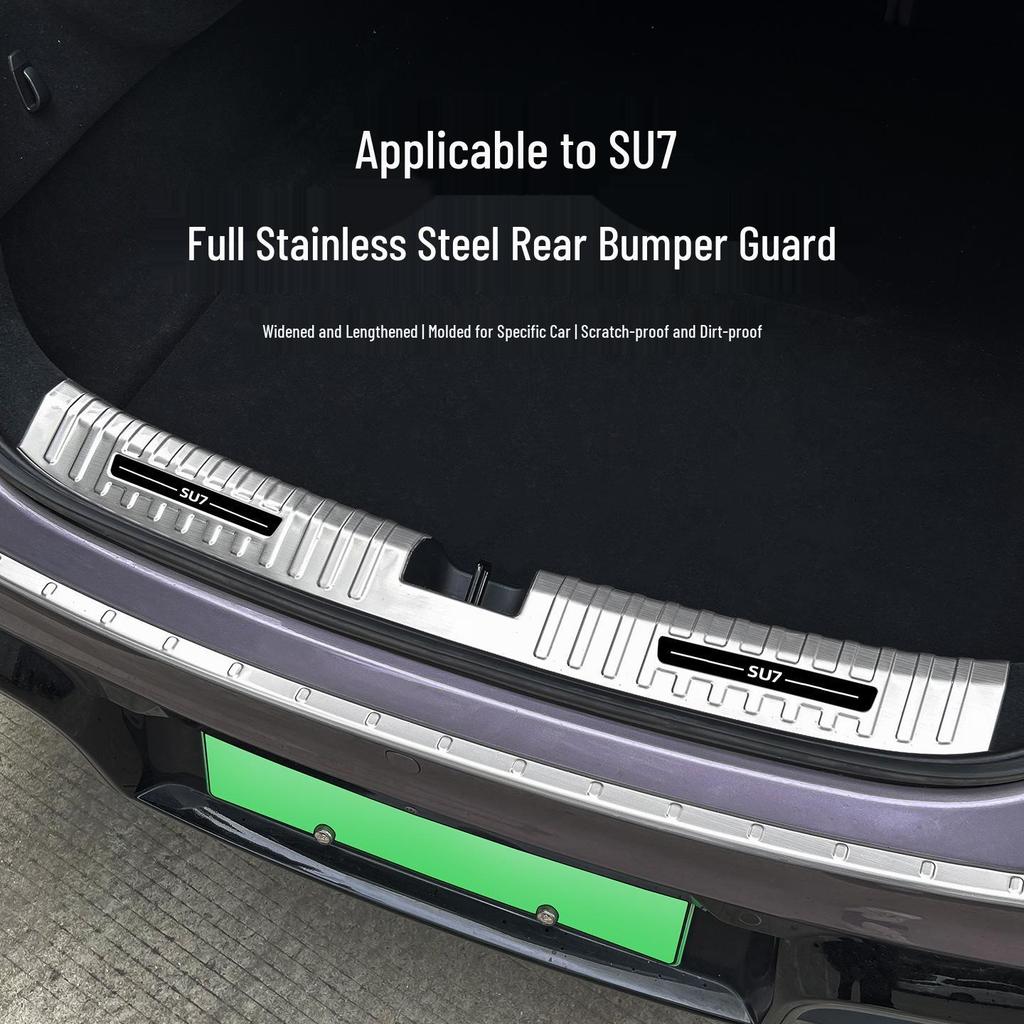 Xiaomi SU7 Rear Bumper Anti-Scratch Wear-Resistant Trunk Threshold Strip
