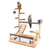 Vogelzitstok Stand Speelgoed Papegaaien Speelstandaard Oefening Speelt Gym Voederbak Oefening Activiteit Gereedschap voor Vogel Speelgoed Papegaai Valkparkiet
