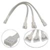 3 Way Fan Adapter Cable For Computer Cooling Supports Motherboards Signal Sync And Stable Power Input