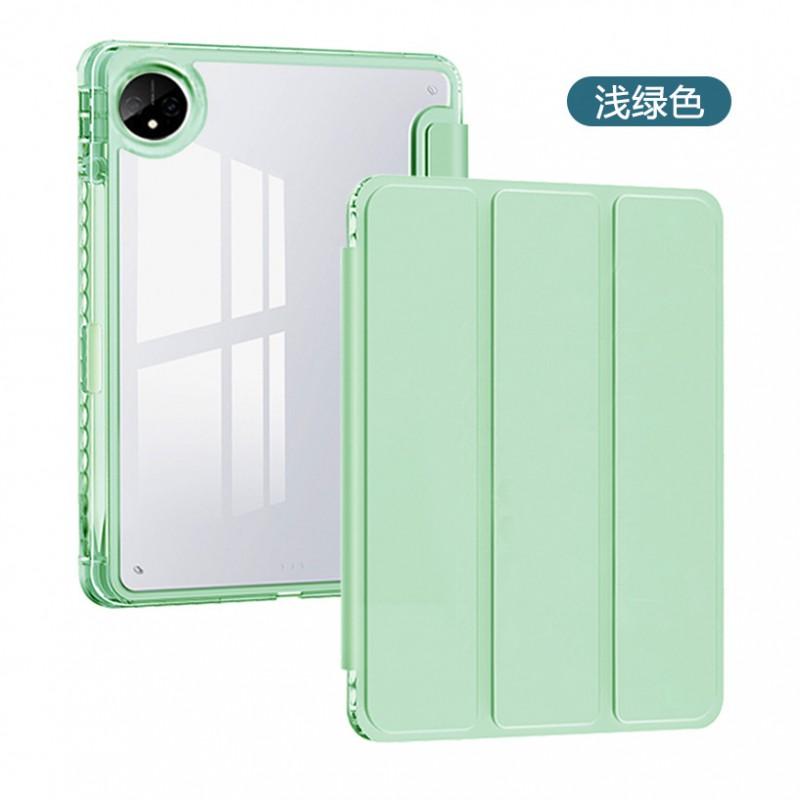 Transparent Slim Folio Case MatePad Pro 11 Inch With Pen Slot Magnetic Sleep/Wake 3-Fold Stand Shockproof PU Leather