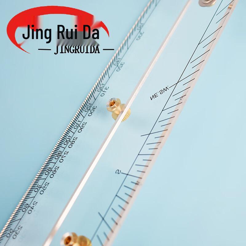 JINGRUIDA 600mm Nautical Parallel Ruler