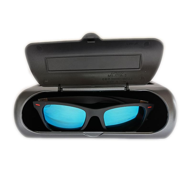 For Tesla MODEL 3 Sunglasses Case Glasses Holder Storage Box Car Dashboard Sunglasses Storage Box  Parking Number Card