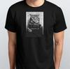 I Hate People Cat Mugshot Sarcastic TSHIRT S M L XL XXL 3 4 XL Black White