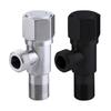 Water Shut Down Valves 1/2inch Turn Angle Stop Valves Plumbing Fitting for Hot/Cold Water Systems Easy To Install