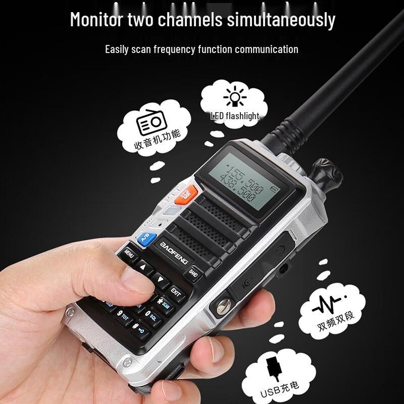 BAOFENG BF-UV5R Dual Band Waterproof Walkie-Talkie (CN Version)