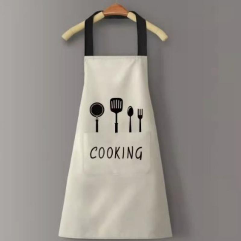 Apron for Home Kitchen, Waterproof and Oil-proof, for Adults, Suitable for Cooking, Work, Baking, and Housework