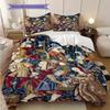 Medieval Court Life and Grape Harvesting Bedding, Duvet Cover, Pillowcase, Home Decoration, Birthday Gift (1 * Duvet Cover+2 * Pillowcase, Coreless)