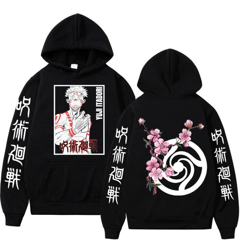 

Худи Толстовка Итадори Юдзи Магическая Битва Японская Анимация Мужской Женский Модный Дизайн Бренда Пуловер Мужские Худи S