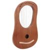 Lyre Harp Lyrical 10 Strings Portable Mini Size Harp with Tunning Wrench for Beginner