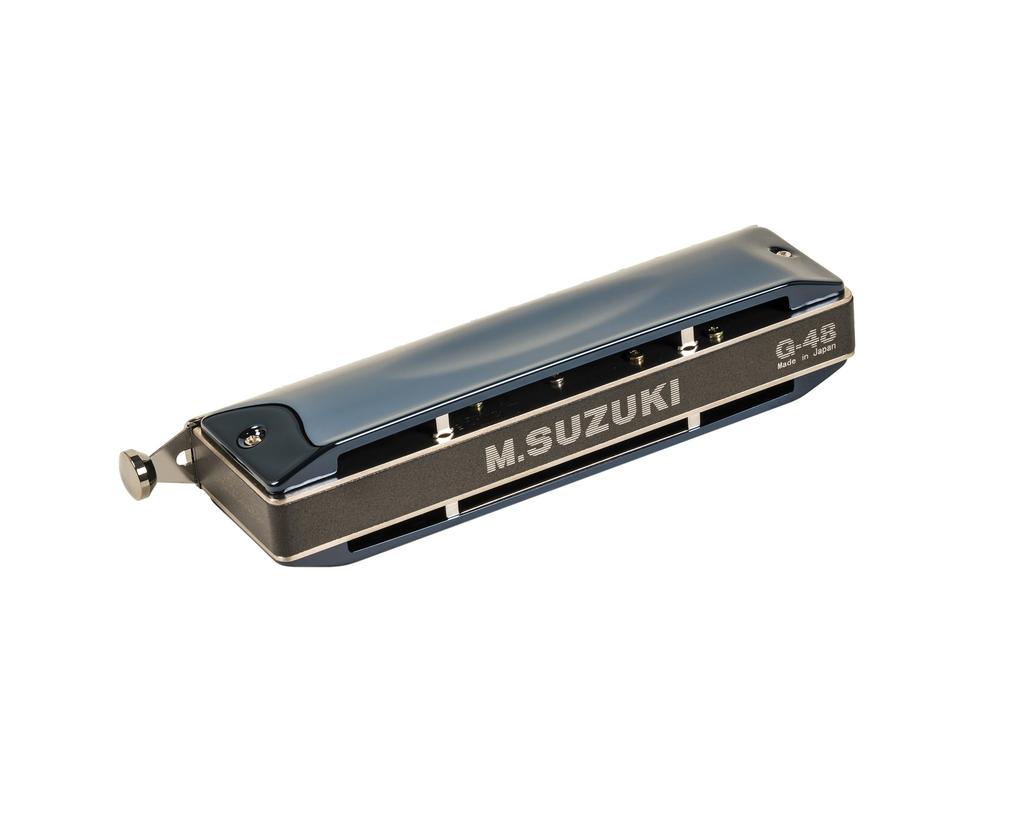 SUZUKI Chromatic Harmonica G-48 Metal Cover