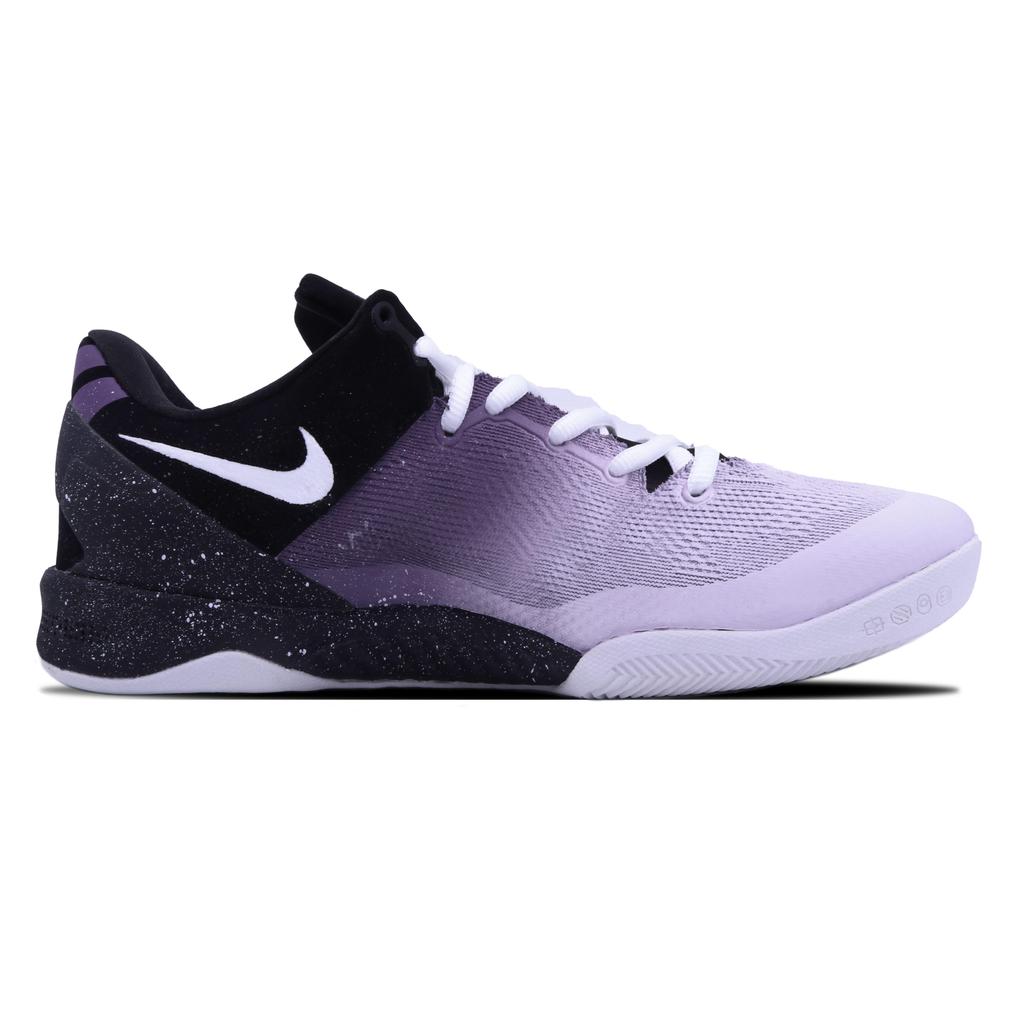 Nike Kobe 8 Cushioning Slip Resistant Breathable Low top Basketball Shoes Unisex Purple HF9550-001(Team147-)