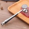 1PC Kitchen Meat Hammer Solid Steak Hammer Steak Hammer Rib Breaker Meat Rejuvenation Hammer Household Meat Loosing Hammer Double-sided Meat Hammer