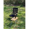 Snow Peak Mesh Low Chair 30 Compact Comfortable Camping Outdoor Rich Black Mountaineering Disaster Preparedness LV-110M-RB
