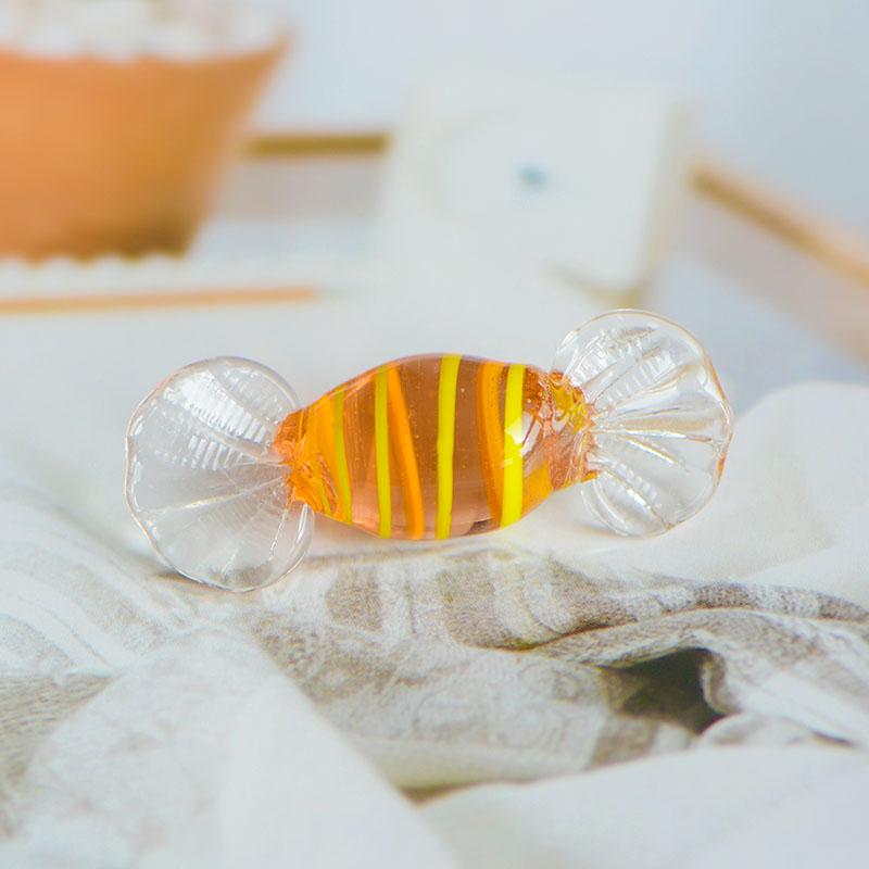 Handcrafted Glass Candy Ornament: Fruit Bowl Keepsake - Creative Holiday Gift