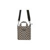 Classic Logo Patch All Over Print Detachable Shoulder Strap Cotton Tote Bag Shopping Handbag Women Tote Bags Black White Checkerboard VN00033J56M