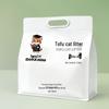 Lettiera per Gatti Tofu Profumata al Tè Bianco Boca: Deodorante, Bassa Polvere, Alta Assorbenza, 30 Jin.