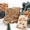 Reindeer Design Holiday Wrapping Paper Large Roll Christmas Gift Wrap Supplies Uses For Festive Party