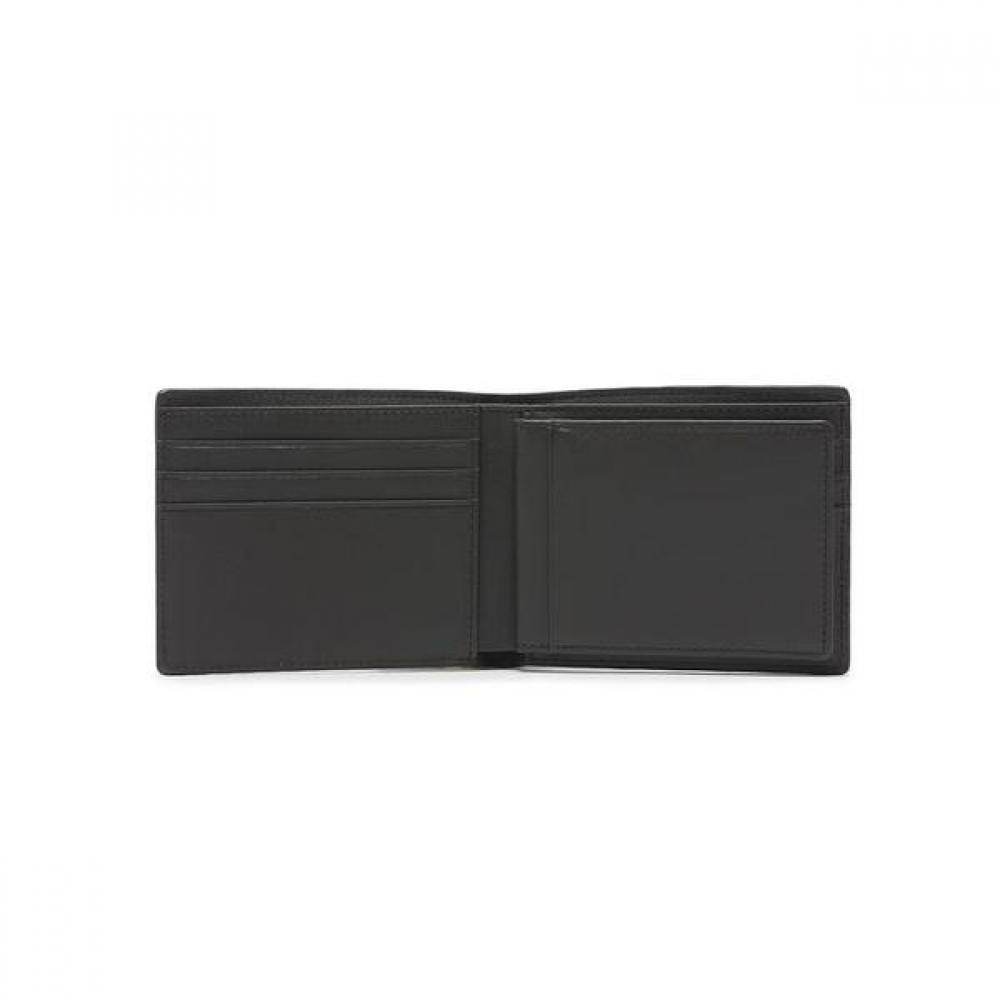Daks Brown Dd Plate Logo Matte Leather Wallet Dbwa8f368w3