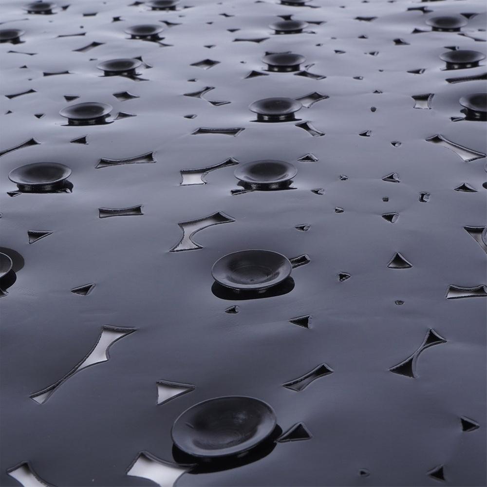 Anti-slip Bathroom Shower Mat for Square Black Cabin