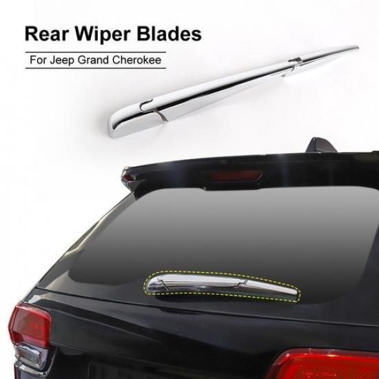 Rear Window Wiper Trim Decoration Cover fit for Jeep Grand Cherokee 2011+ Chrome