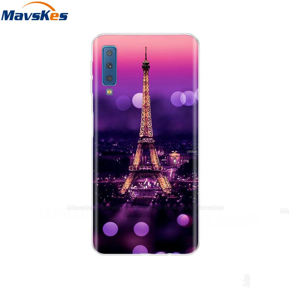 Silicone Cover For Samsung Galaxy A7 2018 Case A750 A750F Case 6.0' TPU Phone case For Samsung A 7 2018 750 750F Fundas Coque