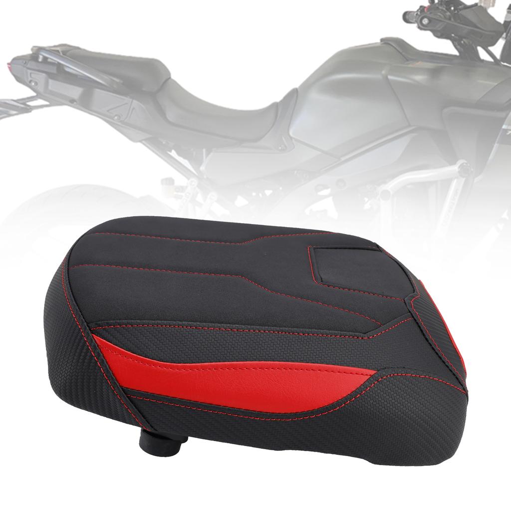 Rear Seat Passenger Cushion Flat Pu Fit Black For Yamaha Tracer 9 Gt 2021-2023
