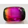 Stunning Natural Bi-Color Ametrine 80+ Ct Cushion Cut Certified Loose Gemstone