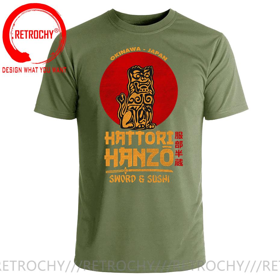 Unisexs Hattori Hanzo Sword And Sushi Quentin Tarantino T Shirt Unisex Harajuku Classic Tees For Unisex Unisex Casual Tee Shirt Tops Tees