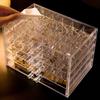 Drawer Style Jewelry Storage Box Acrylic Jewelry Sorting Box Nail Art Organizer Box  Bathroom
