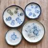 Ru Han Japanese Retro Floral Ceramic Plate