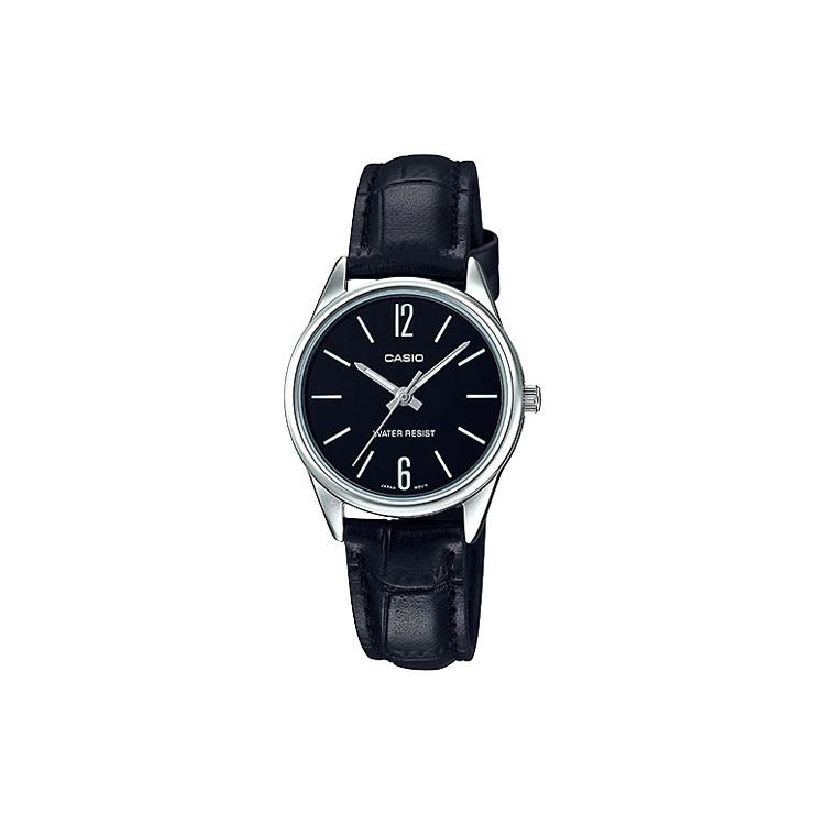 CASIO Women s Standard Series Black Watch LTP-V005L-1BUDF Black Strap