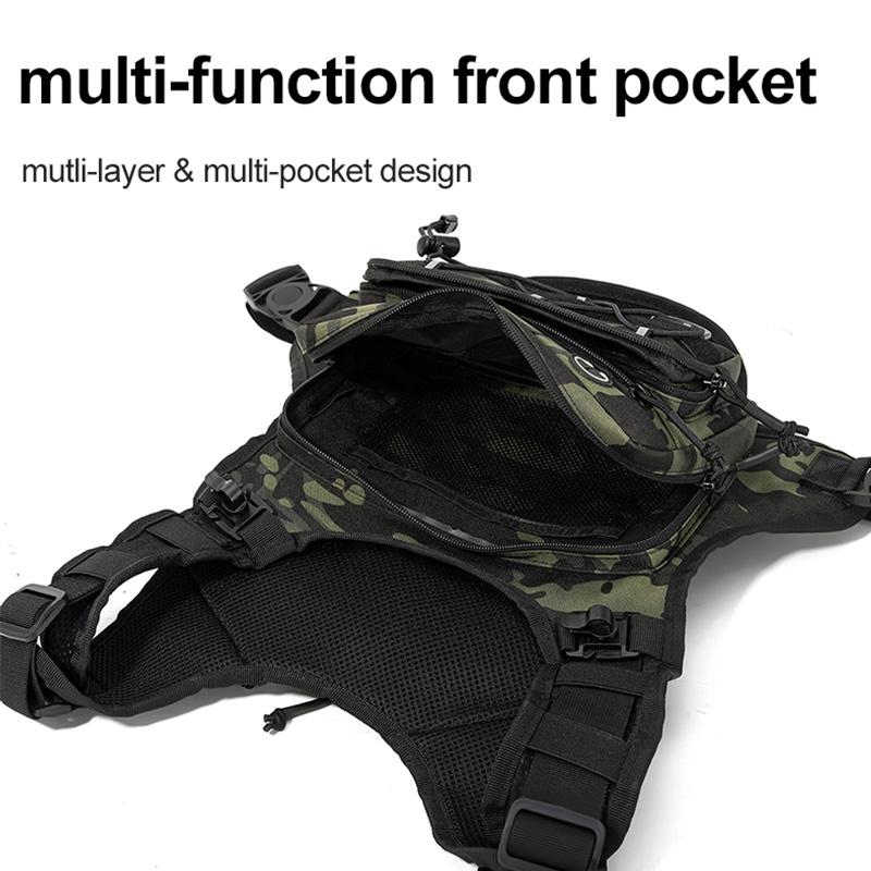 Zaino Pettorale per Corsa Gilet Sportivo da Esterno Zaino per Escursionismo Gara Maratona Borsa Uomo Donna Borsa Tattica Sportiva Zaino da Campeggio