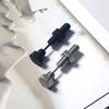 Stainless Steel Gift For Men Women Screw Ear Studs Piercing Jewelry Fashion Accessories Earrings