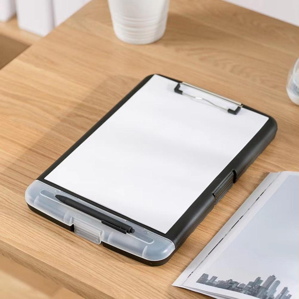 Mit Stifthalter Ablage Klemmbrett Box mit Brettklemme Kunststoff Dokumentenhalter Arbeit