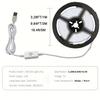 USB 5V LED Strip Light Smart Touch Switch Dimmable Strip Lamp SMD 2835 Flexible Lights Tape Ribbon 30LEDs/m For Home Room Decor