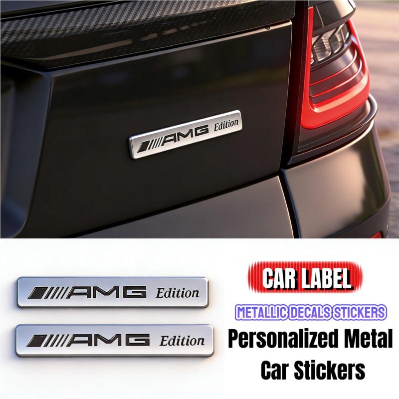 3D Metal Car Logo Badge Fender Trunk Emblem Accessories For Mercedes Benz AMG W206 W204 W205 W212 W213 W221 W222 W223 W251