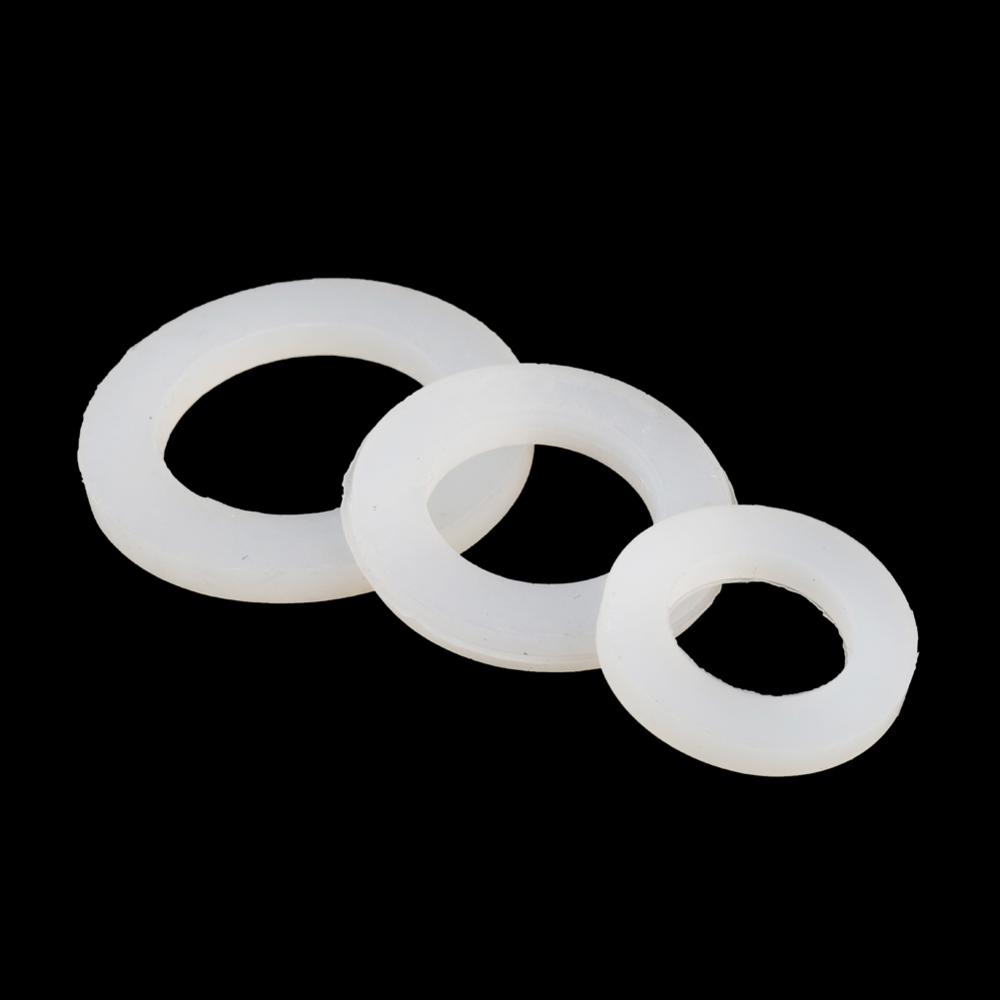 1/2" 3/4" 1" Silicone Gaskets Water Connectors Seal Rings Flat Seal Washer Gasket Hardware Fastener Accessories Anti-leak Washer