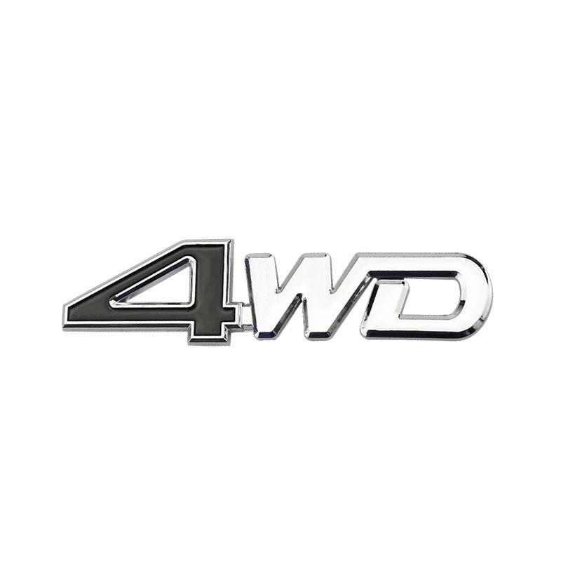 3D Auto Styling 4WD Allradantrieb Offroad 4 x 4 für SUV Auto Motorhaube Kotflügel Kofferraum Heckklappe Namensschild Aufkleber Emblem Abzeichen Aufkleber