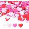 5000Pcs Heart Shaped Paper Confetti Bulk Pack Red Pink Mixed Valentine Hearts for Wedding Engagement Anniversary Party Decorations Table Scatter