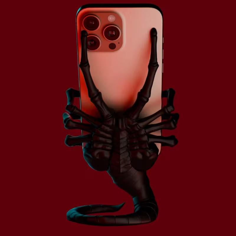 Kreativní Akční Figurky Mimozemský Facehugger Držák na Telefon Kancelářský Stolní Zábavná Dekorace Ozdoby Sběratelské Dárky Pro Filmové Fanoušky