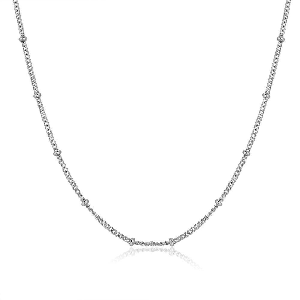 Trendy Shiny Bead Clavicle Necklace for Women - Cool Niche Design