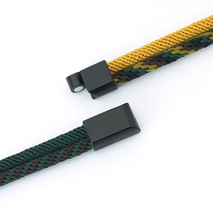 Stilvolles Kordelkettenarmband für Herren 5 Farben erhältlich Magnetischer Verschluss Lässiges Vielseitiges Accessoire Klasse A Kordelarmband Homme
