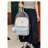 Schoolbag high value backpack Japanese splicing girl college style schoolbag boys and girls high school students junior high school students backpack