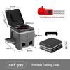 Toilette de camping portable pliable ZISIZ