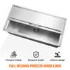 36"x18"x14" Drop In Ice Chest Ice Cooler Ice Bin Stainless Steel w/Cover