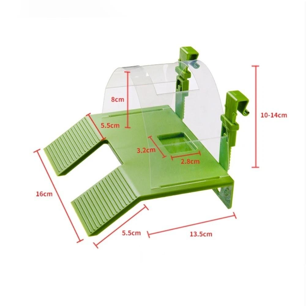 Anti-Escape Cover Turtle Basking Platform with Hooks Aquarium Basking Platform Reptile Enclosure