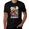 Old Hippies Dont Die They Just Fade Into Crazy Grandparents Tshirt Halloween Casual Tshirt