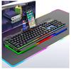 Viper KM520 Luminous Metal USB Wired Keyboard and Mouse Set for Desktop Computers